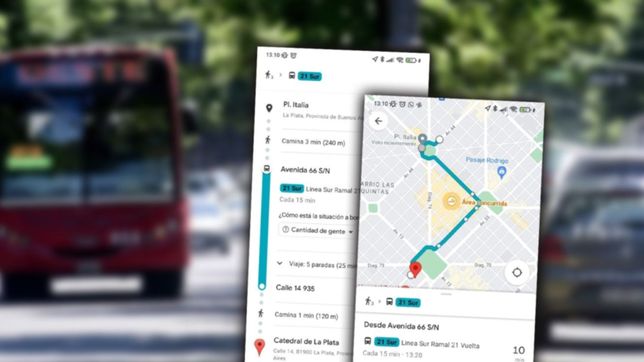google maps ofrecera informacion sobre el recorrido y el horario de los micros en la plata