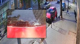 una pelea a piedrazos entre trapitos termino con autos rotos en pleno centro una pelea a piedrazos entre trapitos termino con autos rotos en pleno centro