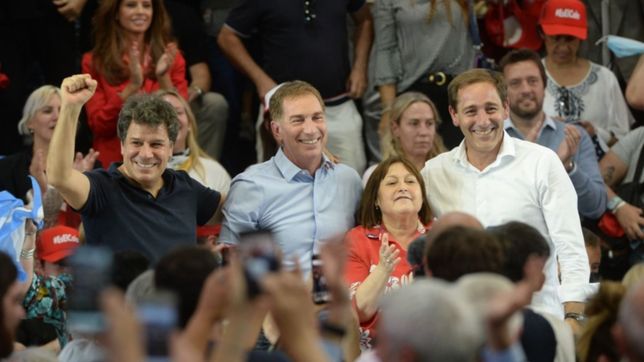 diego santilli y facundo manes cerraron la campana de juntos en la plata