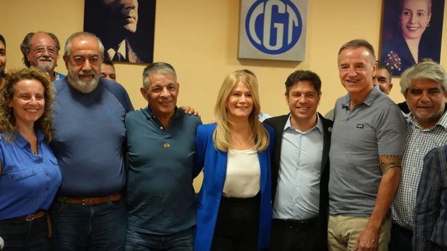 la cgt recibio a kicillof y apunto contra la reforma laboral de milei