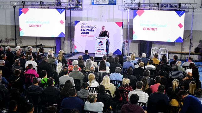 julio alak presento el plan de desarrollo local para gonnet