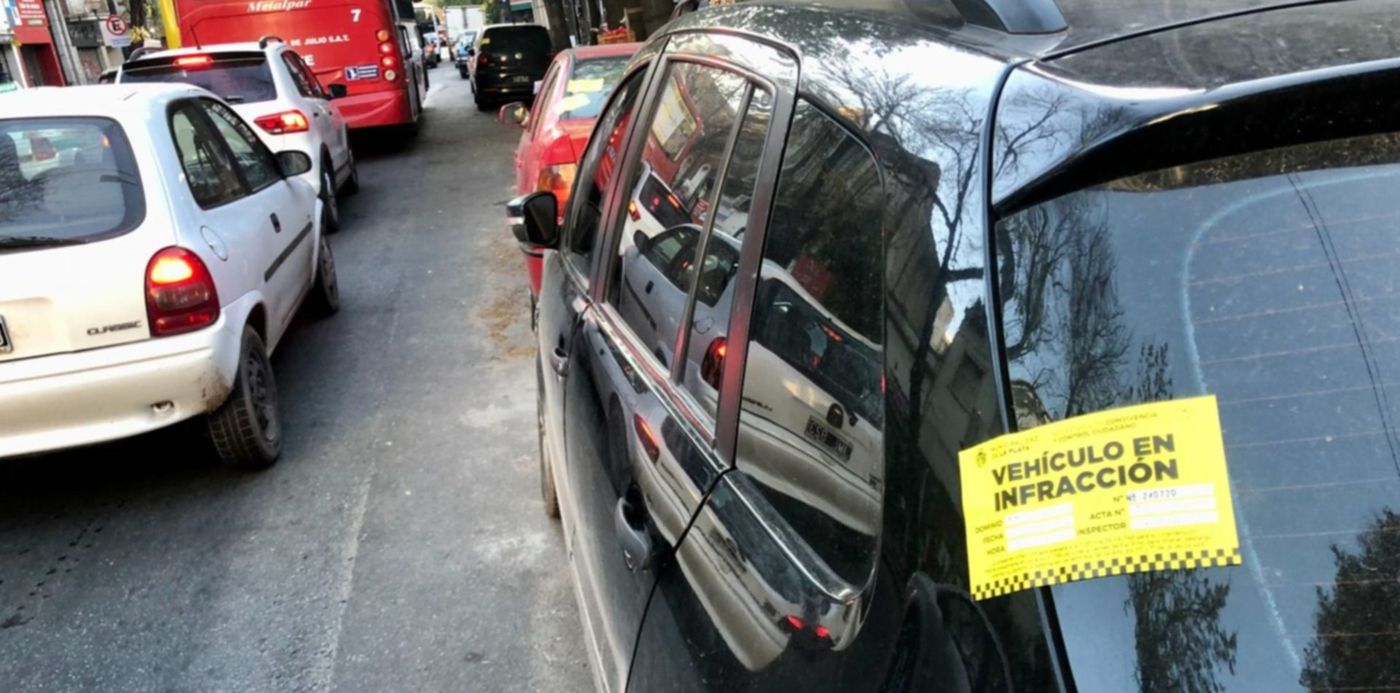 estacionamiento calle 54 multas