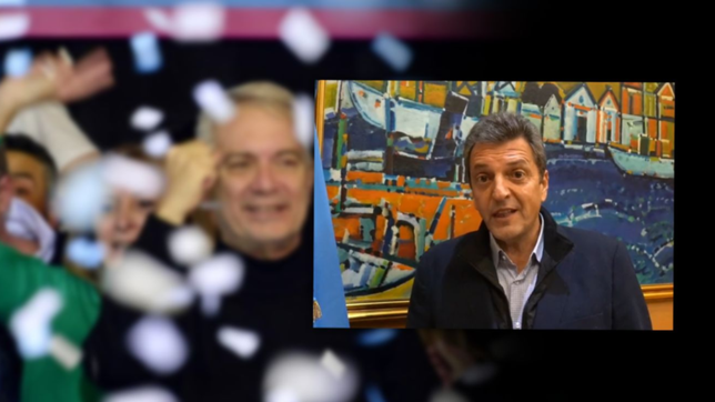 el video con el que massa saludo y apoyo a alak en el lanzamiento de su candidatura