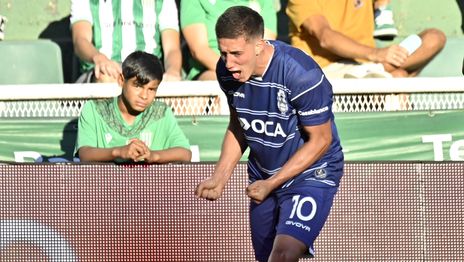 Gimnasia Banfield festejo gol Nico Barros Schelotto