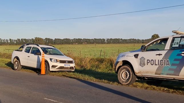 hallaron un cuerpo sin vida arriba de un auto sobre la ruta 215 camino a brandsen