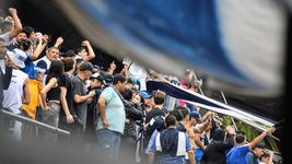 el mensaje de aliento de uno de los jugadores de gimnasia