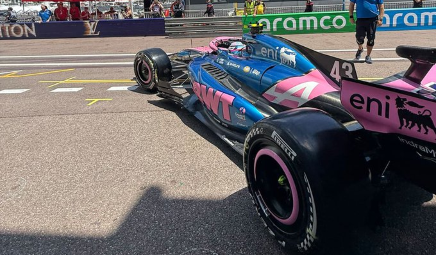 Franco Colapinto en el GP de Mónaco.