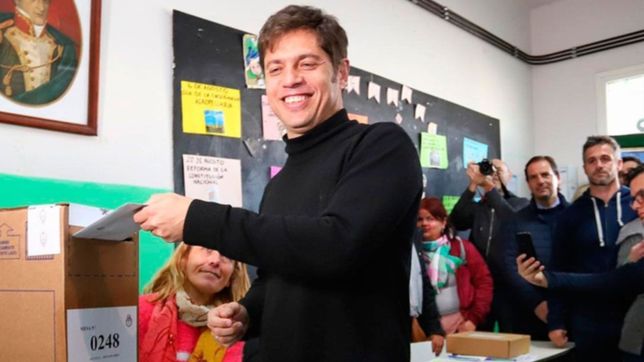 ¿en que escuela de la plata votara el gobernador axel kicillof?