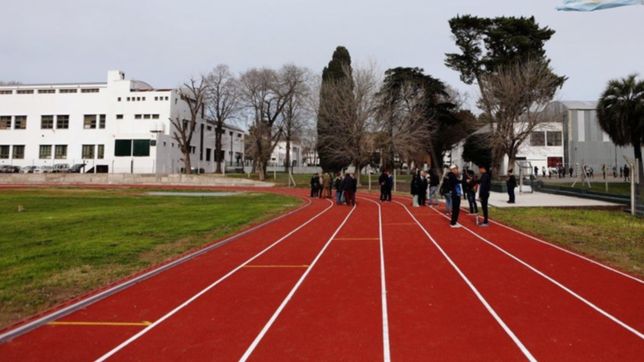 seis carriles, 400 metros y de nivel internacional: asi es la nueva pista de la unlp