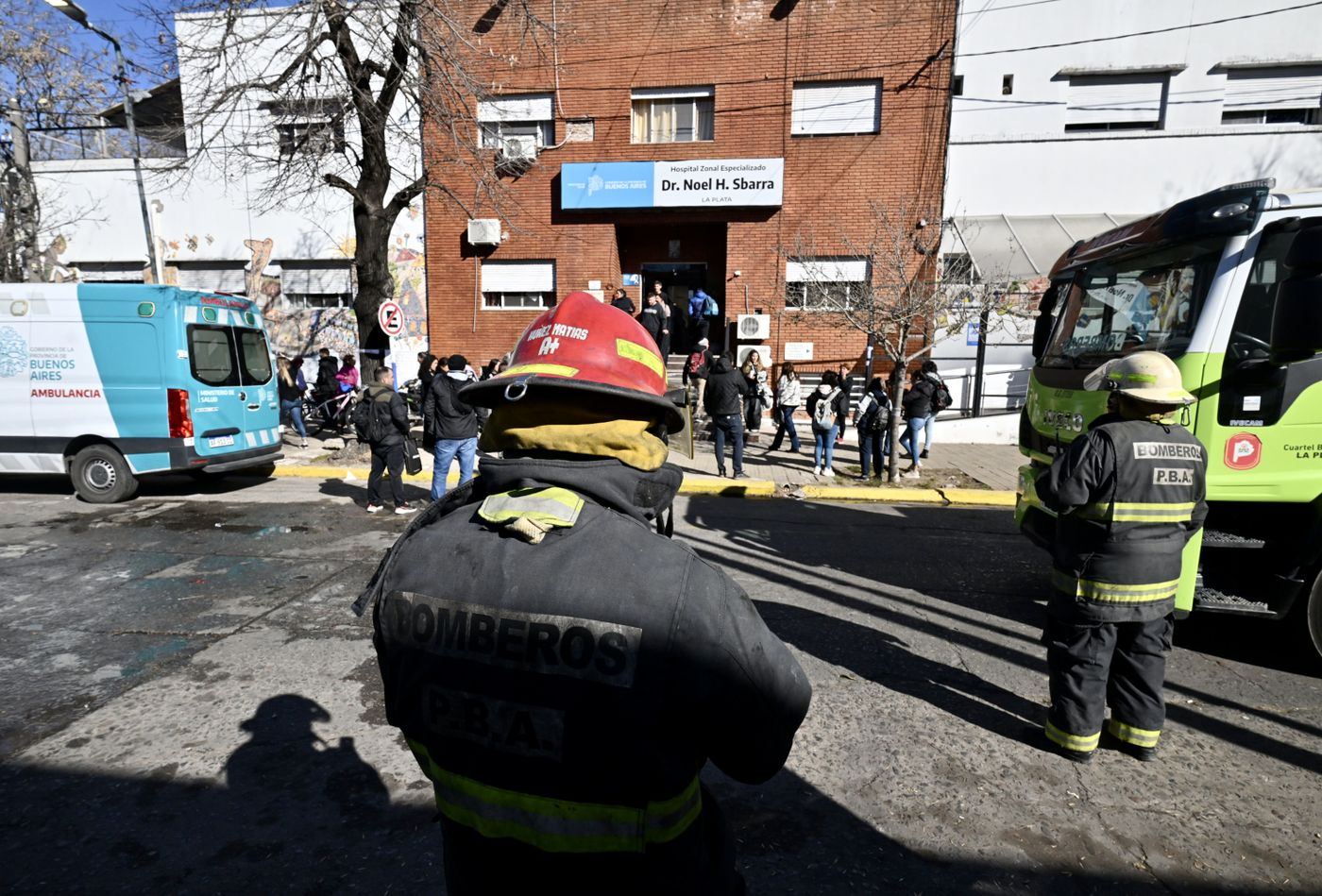 Principio de incendio y evacuación en el Hospital Sbarra (1)