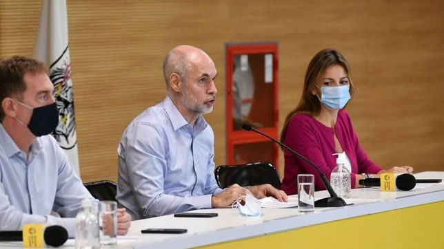 larreta hablo tras la reunion con fernandez y quiere que sigan las clases