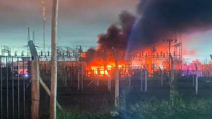 Se incendió la subestación eléctrica de Tolosa y provocó un apagón masivo en La Plata