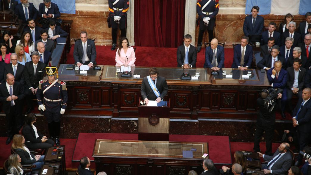 El cable que publicó Télam anunciando su propio cierre tras el discurso Milei