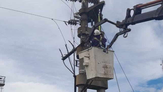 edelap informo que el 70% de los usuarios afectados por el temporal ya recuperaron el servicio