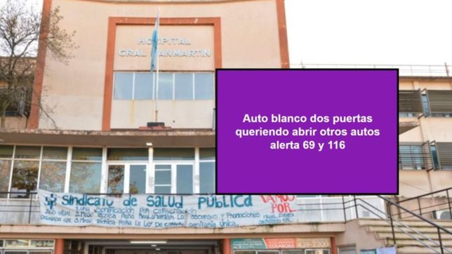 vecinos alertan por la presencia de abre puertas en la zona del hospital san martin
