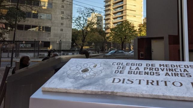 el colegio de medicos de la plata renueva autoridades y hay varias listas en carrera