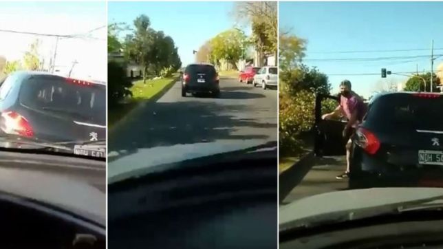 video: un hombre discutio con un jubilado que no llevaba barbijo y lo ataco a golpes