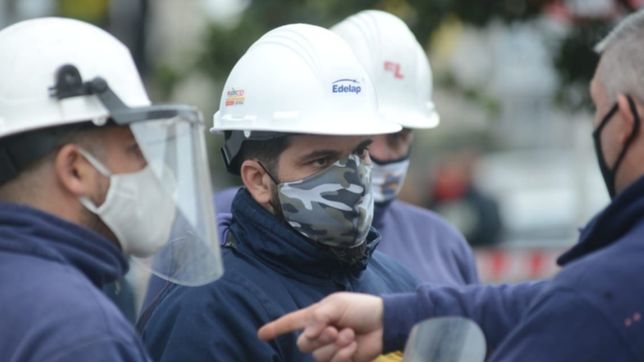 edelap llevo a cabo tareas para mejorar el suministro electrico en arturo segui