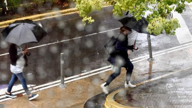 hay alerta amarillo por fuertes lluvias en la plata
