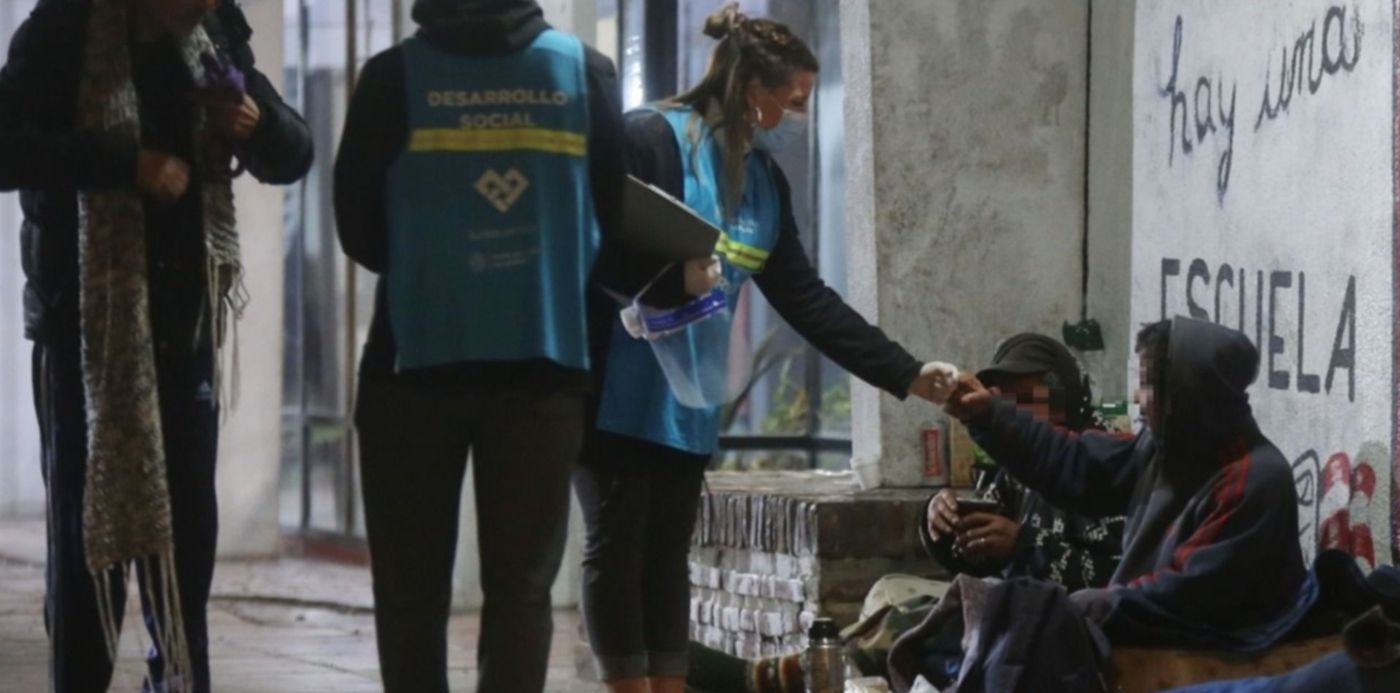 Operativo Frío personas en situación de calle