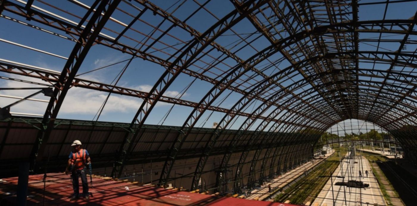 Techo estación de trenes