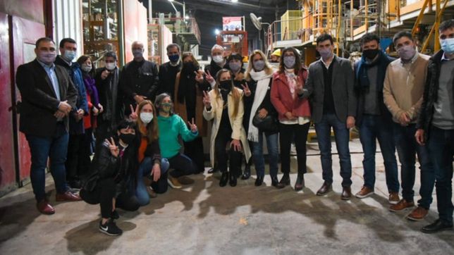 tolosa paz, archanco y arias presentaron la lista del fdt en la plata