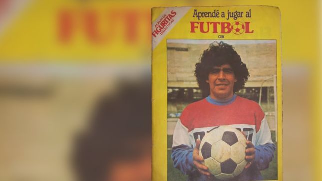 mundial viral: un insolito album de figuritas de maradona revoluciono las redes
