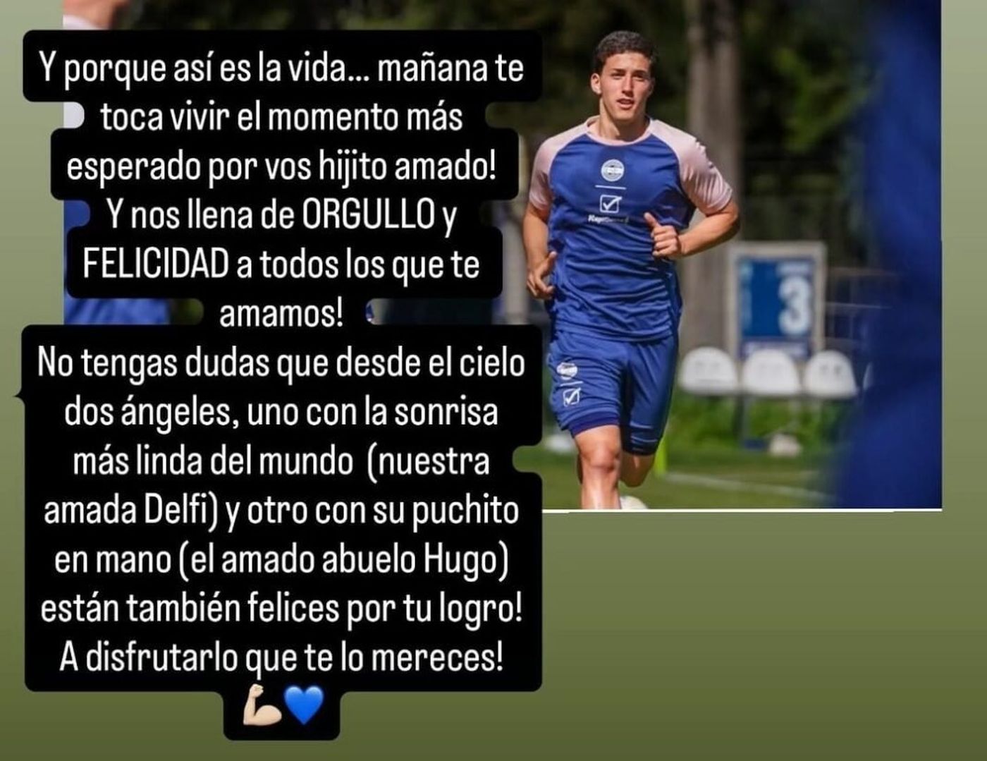 El especial mensaje para Nicol&aacute;s Barros Schelotto.