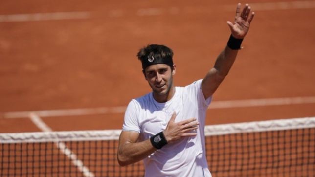 desde del potro al lobo, los saludos por la gran actuacion de etcheverry en roland garros