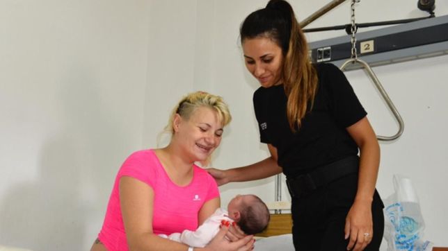 una mujer que esta presa en la unidad 33 de la plata es la madre de la primera beba de 2020