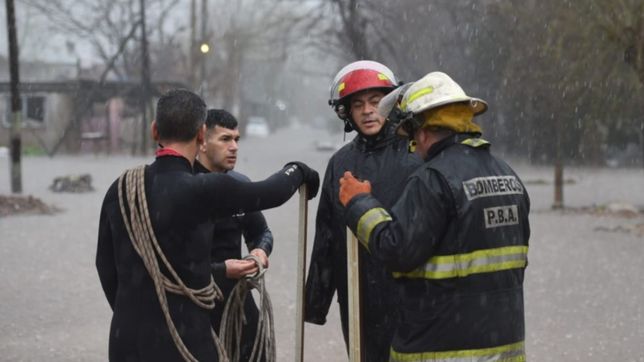 las fotos del temporal que atraveso la plata