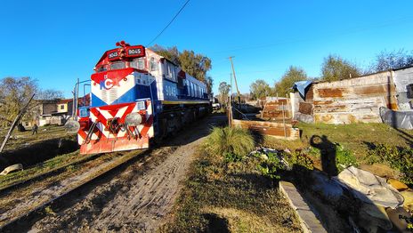 Descarriló un tren de cargas en Tolosa, cortaron un paso a nivel clave y trabajan para que retome su recorrido