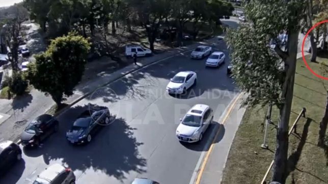 video: asi fue el impactante choque multiple en la rotonda de 120 y 32