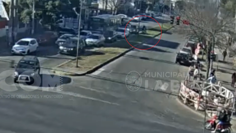 Así fue el accidente en el que murió un hombre de 80 embestido por una moto