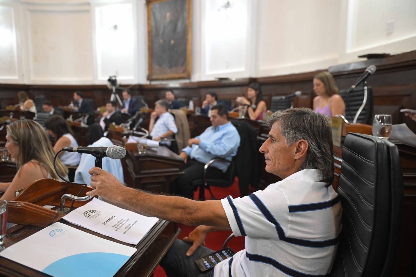 El concejal de Fuerza Patria, Pablo Poggio.