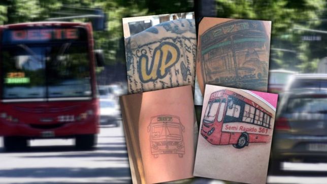 en el dia del colectivero salen a la luz mas tatuajes en honor a los micros de la plata