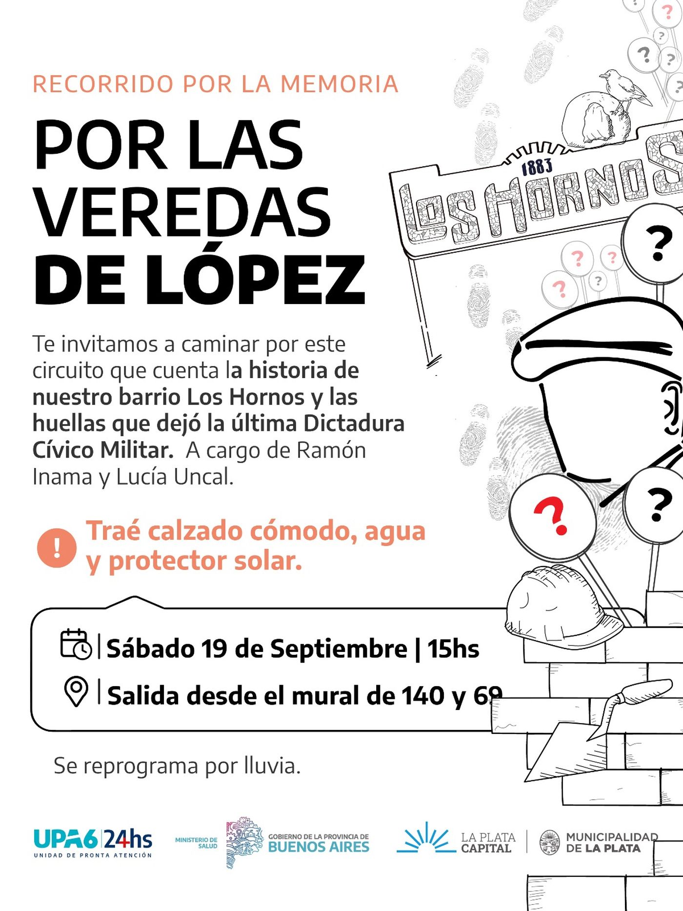 Los Hornos recordará la militancia de Jorge Julio López este sábado