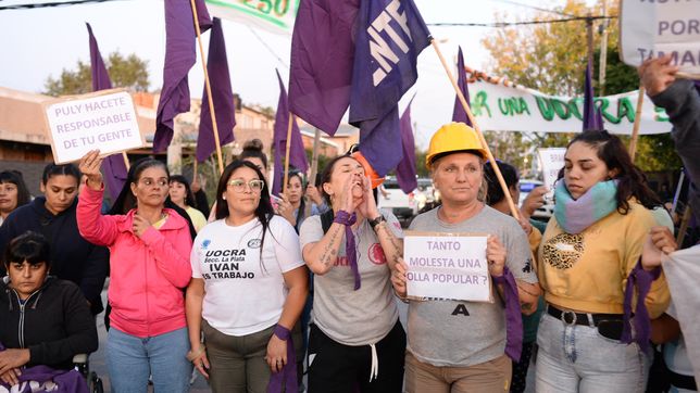 las mujeres de la uocra la plata marcharon tras la balacera en ensenada
