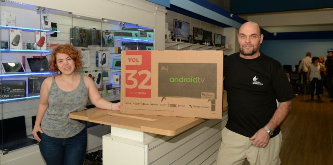 Micaela Mantero la ganadora del Smart TV