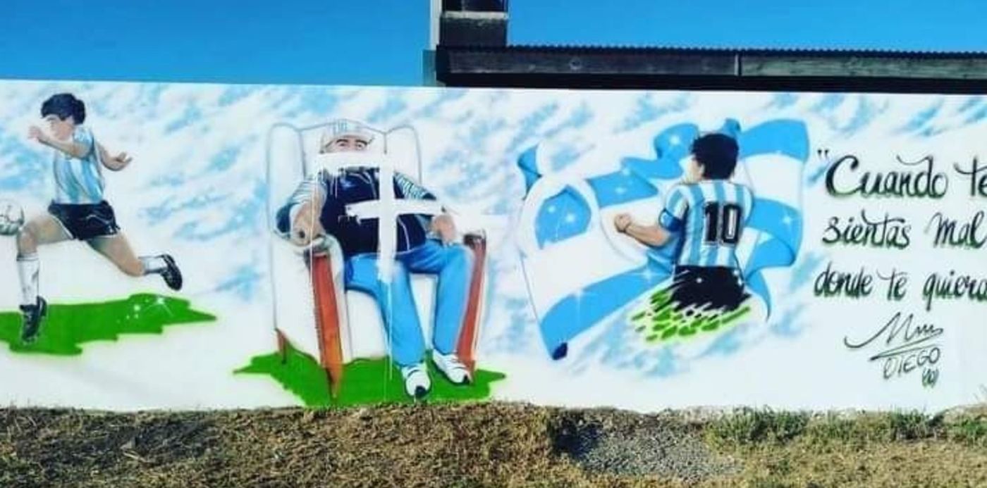 mural maradona