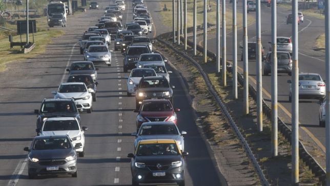 termina el finde xxl y hay demoras en ruta 2 en el regreso a la plata