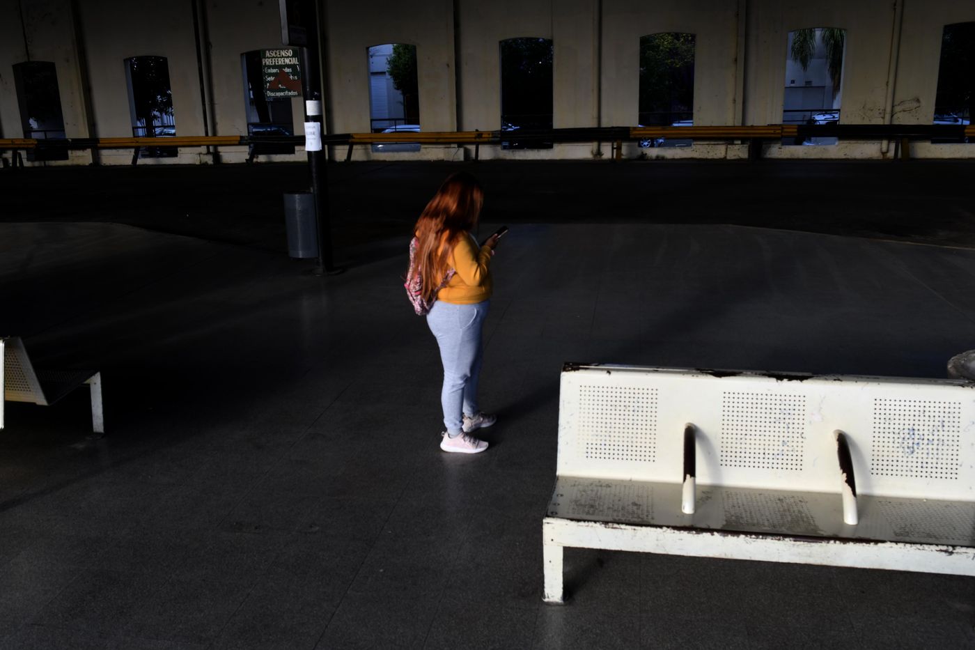 Terminal de Ómnibus vacía por paro de micros (4).JPG