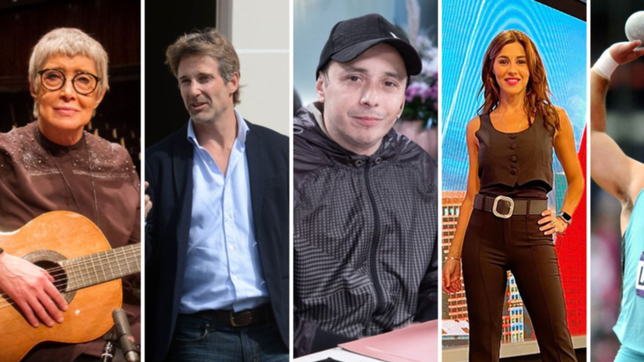 ¿quienes son los deportistas, artistas y periodistas que seran candidatos en las paso?