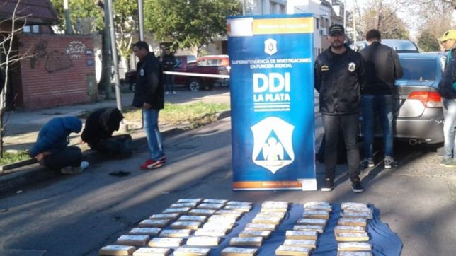video: asi arrestaron a bebito, el lider narco que venia a la plata con 60 kilos de marihuana