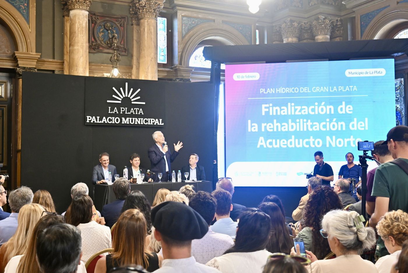 La presentacin formal de la rehabilitacin del Acueducto Norte