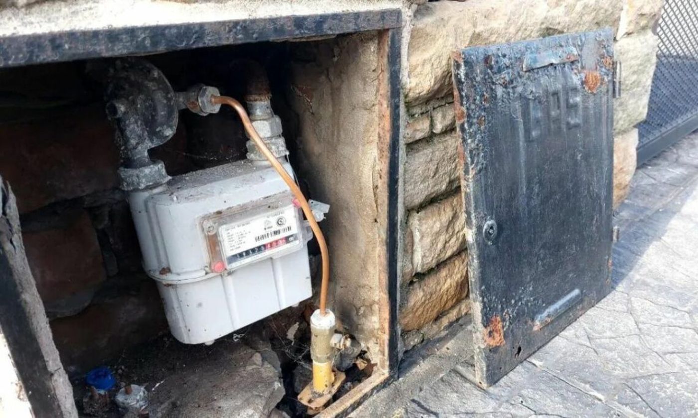 Robo caños gas