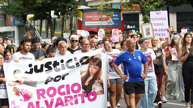 con la indagatoria de su novio y una nueva marcha, avanza la causa por la muerte de rocio alvarito