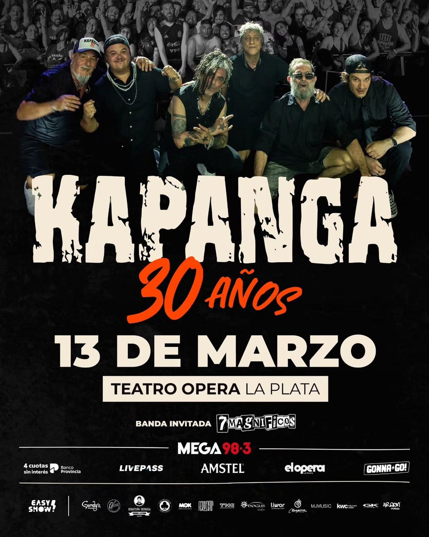 Kapanga celebra 30 a&ntilde;os en el Teatro &Oacute;pera