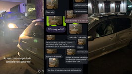 le taparon la salida de la camioneta en un edificio de la plata, decidio chocar el auto y lo anuncio en redes le taparon la salida de la camioneta en un edificio de la plata, decidio chocar el auto y lo anuncio en redes