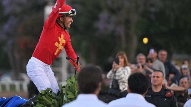 the gladiators hat brillo en el gran premio dardo rocha y corono a ortega pavon en un hipodromo colmado